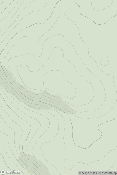 Thumbnail image for Dod Law [Northumberland] showing contour plot for surrounding peak